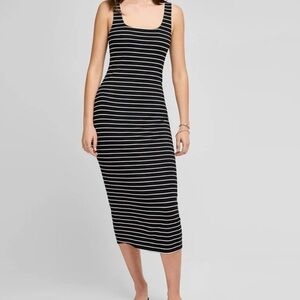 Gentle Fawn Black and White Marley Dress